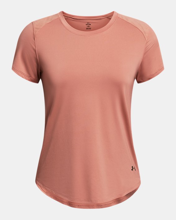 Women's UA Vanish Elite Vent Short Sleeve, Pink, pdpMainDesktop image number 4